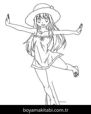 Fairy Tail boyama sayfası – boyama çalışması, yaratıcılığı geliştirir