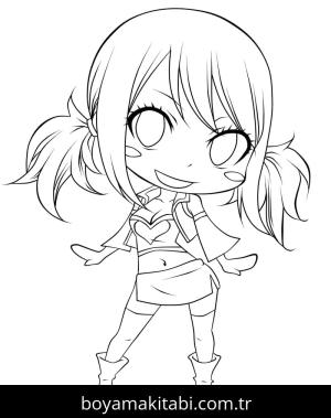 Fairy Tail boyama sayfası – yaratıcılığı geliştirir, keyifli zaman