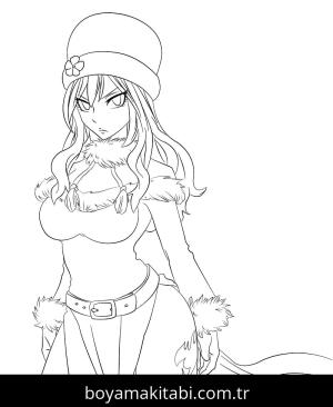 Fairy Tail boyama sayfası – evde etkinlik, ücretsiz yazdır