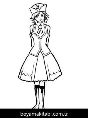 Fairy Tail boyama sayfası – ücretsiz yazdır, boyama etkinliği