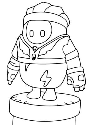 Fall Guys boyama sayfası,  coloring page, Fall Guys Alyx, 