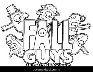 Fall Guys boyama sayfası – yaratıcılığı geliştirir, keyifli zaman