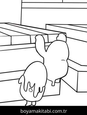 Fall Guys boyama sayfası – yaratıcılık, eğlenceli etkinlik