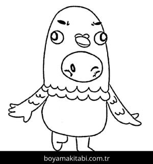 Fall Guys boyama sayfası – boyama etkinliği, çocuk aktivitesi