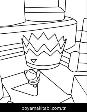 Fall Guys boyama sayfası – okul öncesi, evde etkinlik