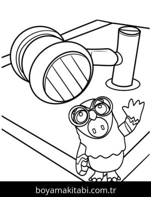 Fall Guys boyama sayfası – renkli çizimler, okul öncesi