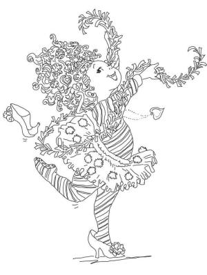 Fancy Nancy boyama sayfası,  coloring page, Süslü Nancy, 