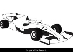 Ferrari boyama sayfası – keyifli zaman, renkli çizimler