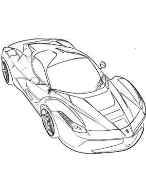 Ferrari boyama sayfası,  coloring page, Temel Ferrari, 