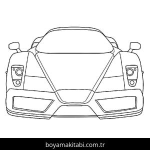 Ferrari boyama sayfası – ücretsiz yazdır, boyama etkinliği