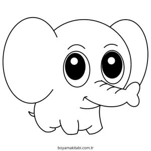 Fil boyama sayfası – yaratıcılığı geliştirir, keyifli zaman