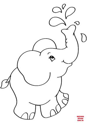 Fil boyama sayfası, Elephants coloring page, , elephants cartoon elephant 