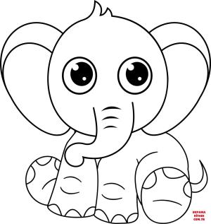 Fil boyama sayfası, Elephants coloring page, , elephants cute elephant 