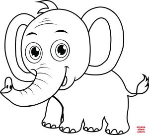 Fil boyama sayfası, Elephants coloring page, , elephants cute elephant 