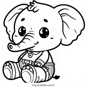 Fil boyama sayfası – ücretsiz yazdır, boyama etkinliği