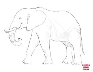 Fil boyama sayfası, Elephants coloring page, , elephants african elephant 