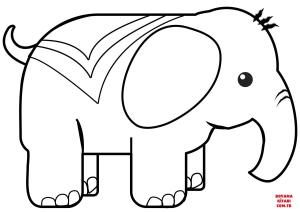 Fil boyama sayfası, Elephants coloring page, , elephants cute elephant 