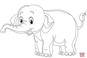 Fil boyama sayfası, Elephants coloring page, , elephants cute elephant 