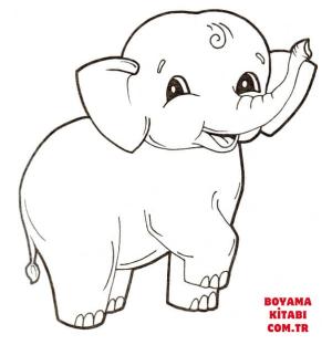 Fil boyama sayfası, Elephants coloring page, , elephants cute baby elephant 