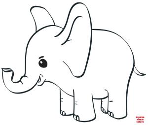 Fil boyama sayfası, Elephants coloring page, , elephants baby elephant 