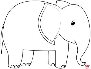 Fil boyama sayfası, Elephants coloring page, , elephants elephant 