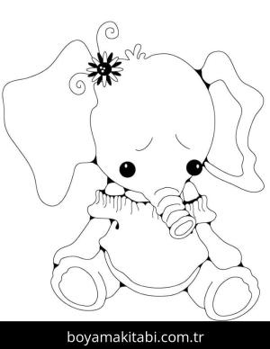 Filler boyama sayfası – basit çizim, kolay boyama