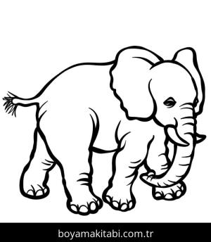 Filler boyama sayfası – çizgi film temalı, basit çizim