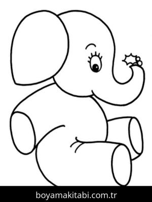 Filler boyama sayfası – sevimli karakter, sanatsal çalışma