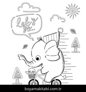 Filler boyama sayfası – renkli çizimler, okul öncesi