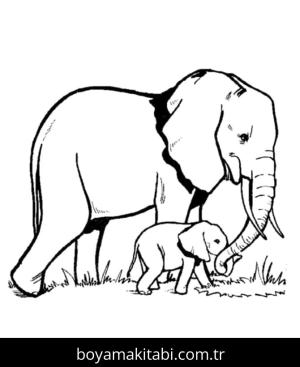 Filler boyama sayfası – kolay boyama, eğitici aktivite