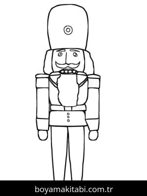 Fındıkkıran boyama sayfası – yaratıcılık, eğlenceli etkinlik