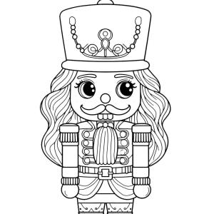 Fındıkkıran boyama sayfası,  coloring page, Fındıkkıran portresi, 