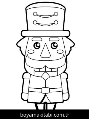 Fındıkkıran boyama sayfası – eğitici aktivite, yaratıcılık