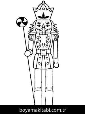 Fındıkkıran boyama sayfası – renkli çizimler, okul öncesi