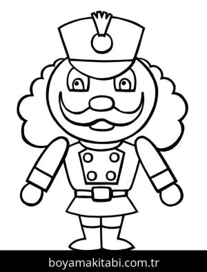 Fındıkkıran boyama sayfası – yaratıcılık, eğlenceli etkinlik