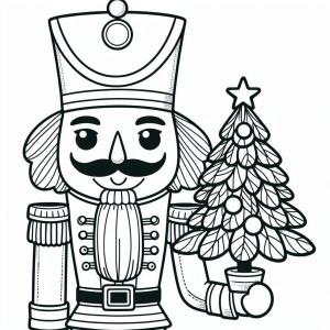 Fındıkkıran boyama sayfası,  coloring page, Ücretsiz sevimli Fındıkkıran, 