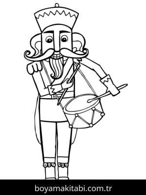 Fındıkkıran boyama sayfası – kolay boyama, eğitici aktivite