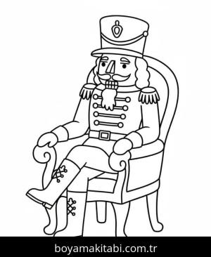 Fındıkkıran boyama sayfası – renkli çizimler, okul öncesi