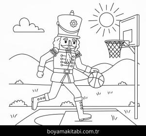 Fındıkkıran boyama sayfası – PDF indir, sevimli karakter