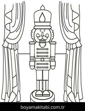 Fındıkkıran boyama sayfası – boyama çalışması, yaratıcılığı geliştirir