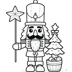 Fındıkkıran boyama sayfası,  coloring page, Fındıkkıran çam ağacı çizin, 