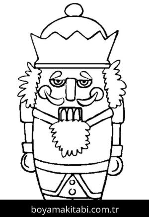 Fındıkkıran boyama sayfası – el becerilerini geliştirir, boyama çalışması