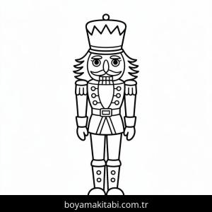 Fındıkkıran boyama sayfası – boyama etkinliği, çocuk aktivitesi