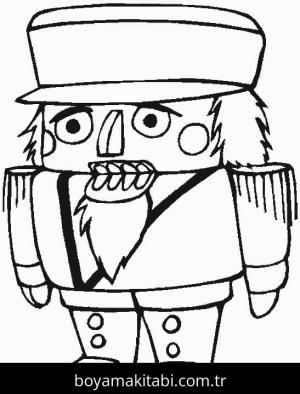 Fındıkkıran boyama sayfası – okul öncesi, evde etkinlik