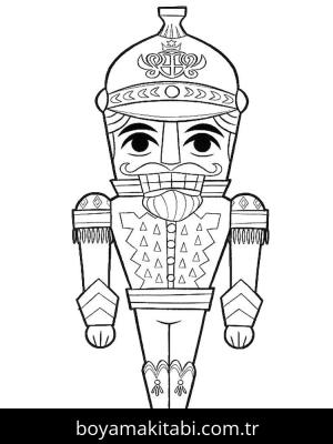 Fındıkkıran boyama sayfası – çocuk aktivitesi, PDF indir