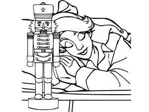 Fındıkkıran boyama sayfası,  coloring page, Fındıkkıran ve Bir Kadın, 