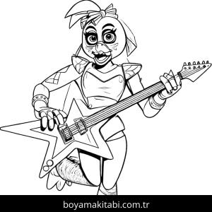 Five Nights at Freddys boyama sayfası,  coloring page, , 