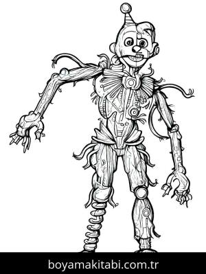 Five Nights at Freddys boyama sayfası,  coloring page, , 