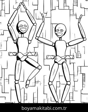 Five Nights at Freddys boyama sayfası,  coloring page, , 