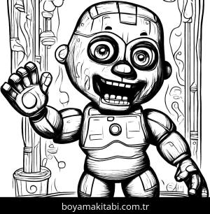 Five Nights at Freddys boyama sayfası,  coloring page, , 